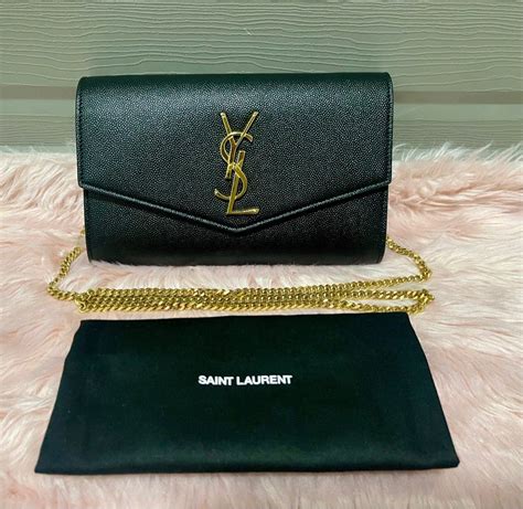 ysl light pink wallet on chain|ysl uptown wallet on chain.